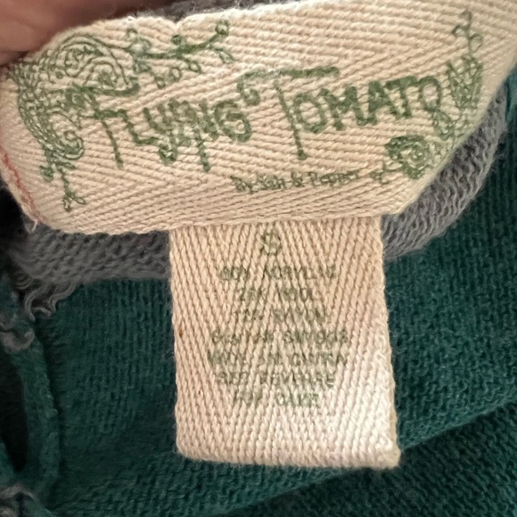 Flying tomato wool blend cardigan size small - Picture 5 of 5